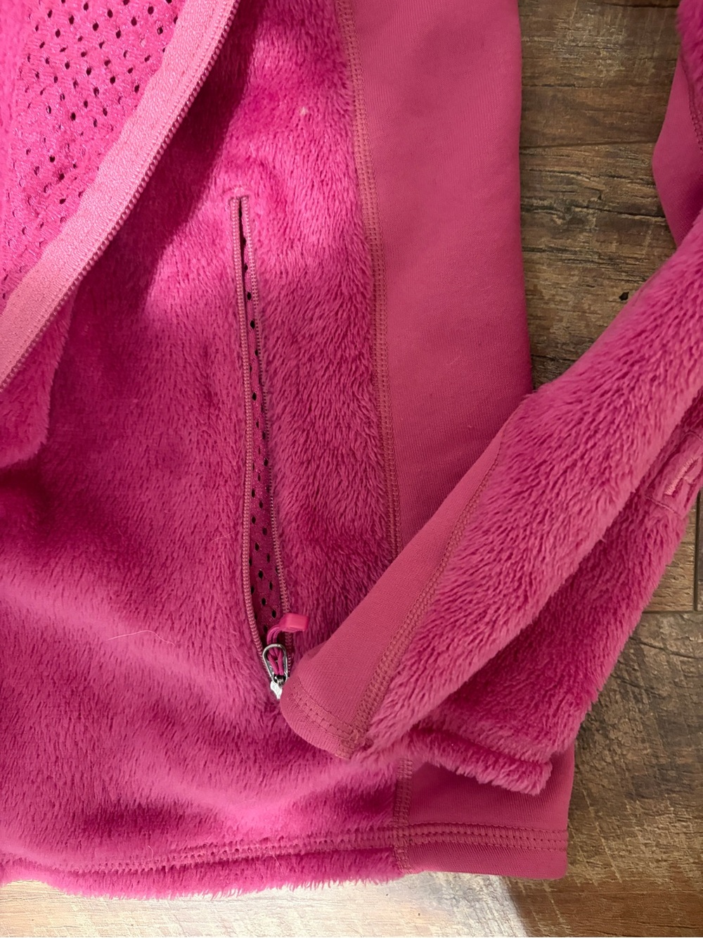 Patagonia Pink Women's Full-Zip Teddy Fleece Jacket - Picture 4 of 5